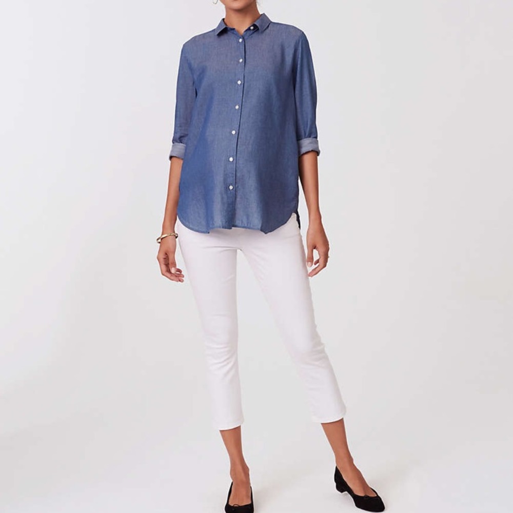 NWT Loft Maternity Kick Crop Jeans sz 6